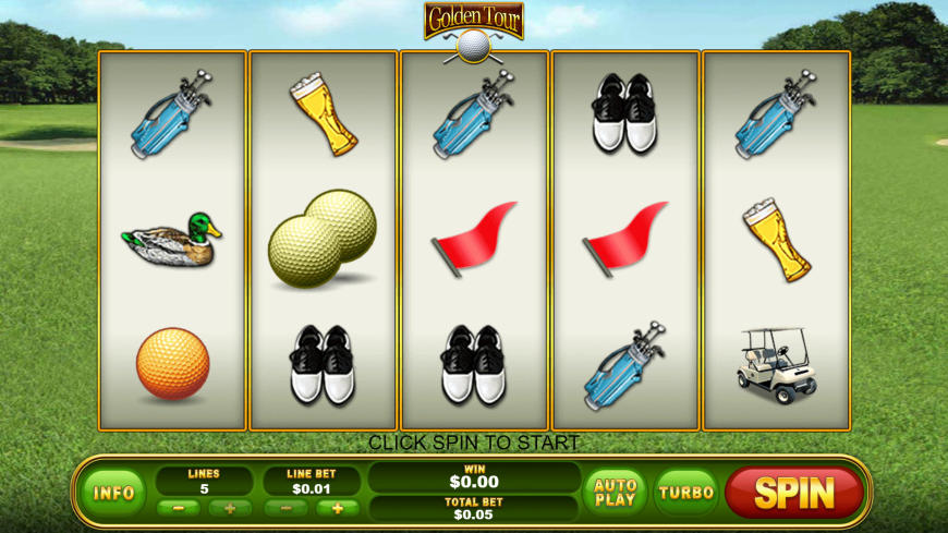 Golden Tour slot gameplay