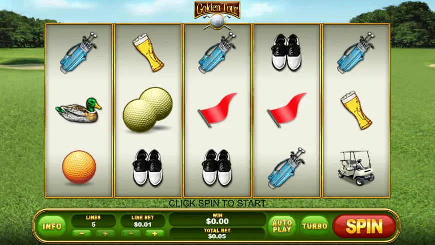 Golden Tour slot gameplay