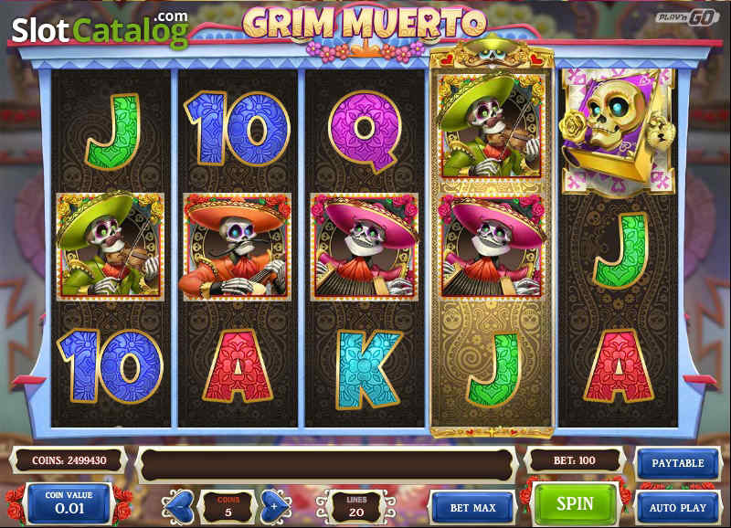 Grim Muerto slot gameplay