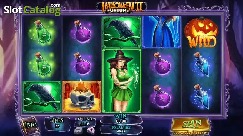 Halloween Fortune II slot gameplay