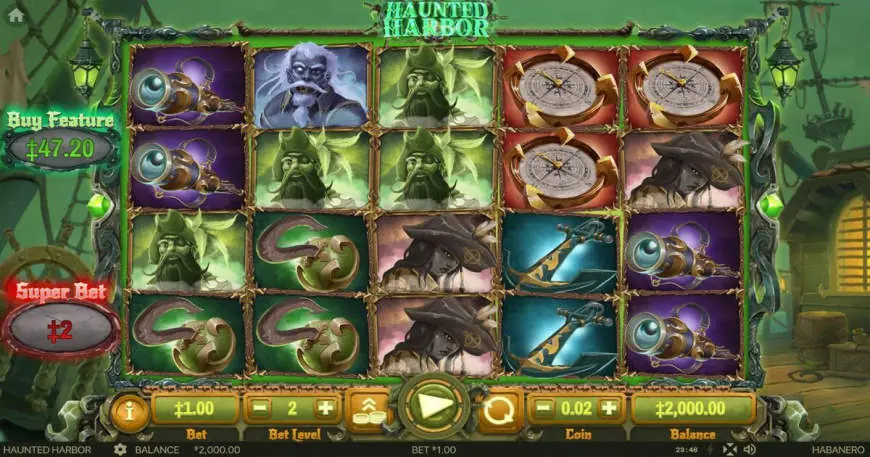 Haunted Harbor slot gameplay