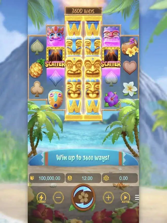 Hawaiian Tiki slot gameplay