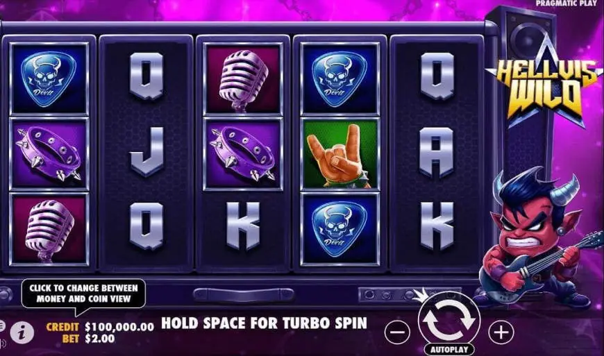 Hellvis Wild slot gameplay