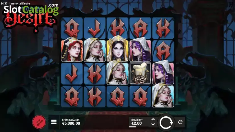 Immortal Desire slot gameplay