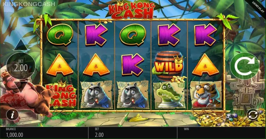 King Kong Cash slot gameplay