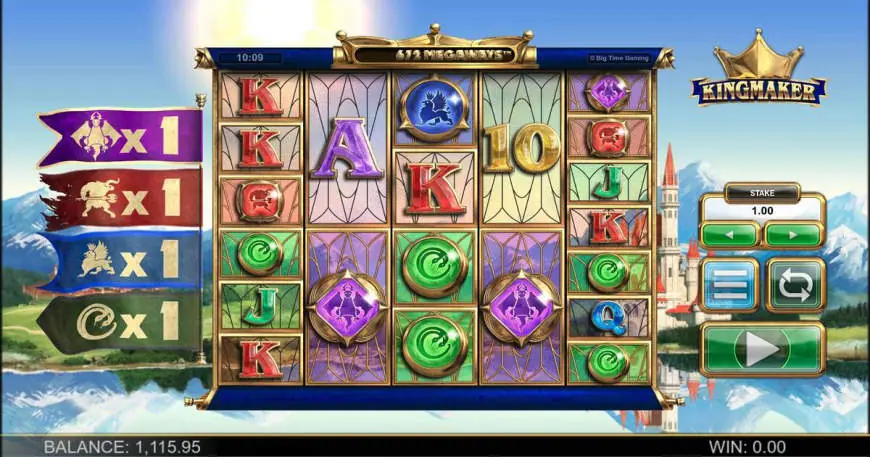 Kingmaker slot gameplay