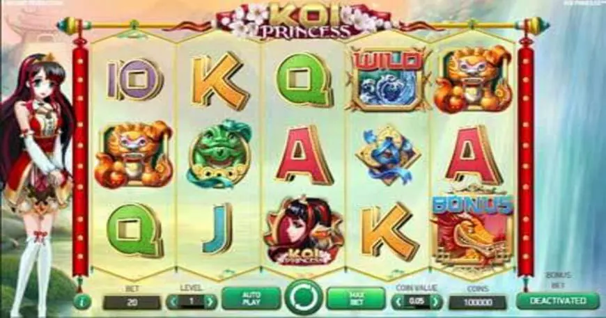 Koi Princess slot gameplay