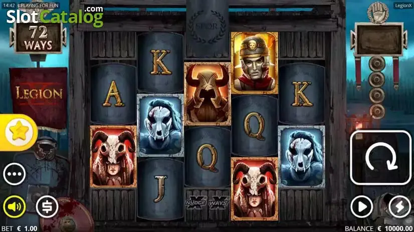 Legion X slot gameplay
