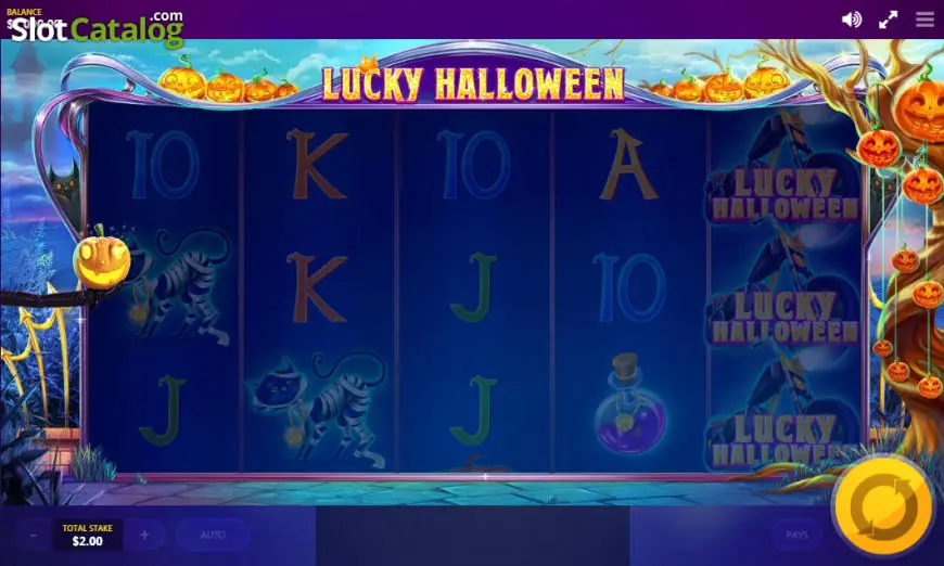 Lucky Halloween slot gameplay