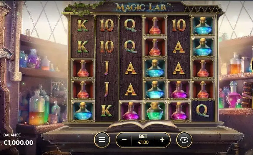 Magic Lab slot gameplay