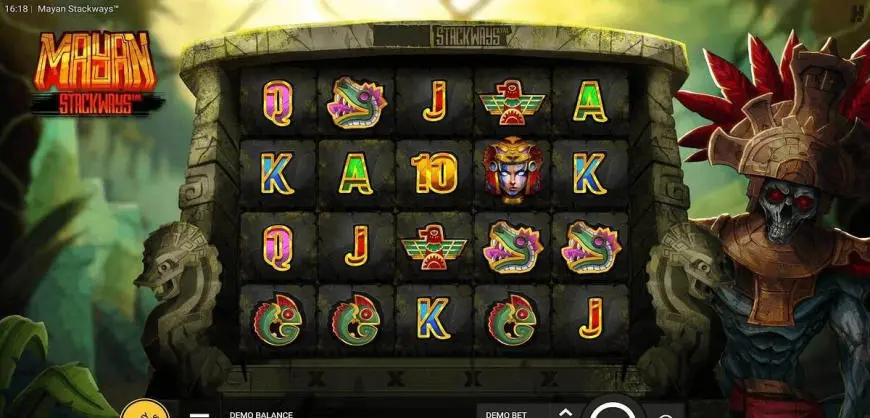 Mayan Stackways slot gameplay
