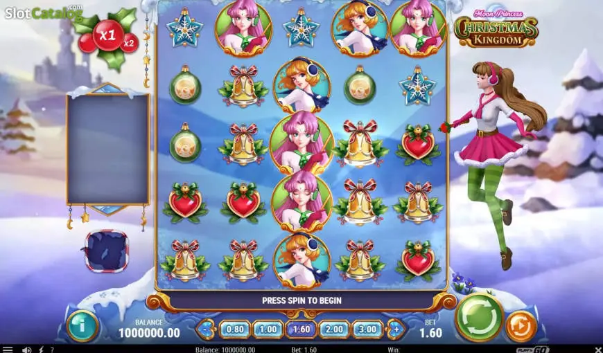 Moon Princess Christmas Kingdom slot gameplay