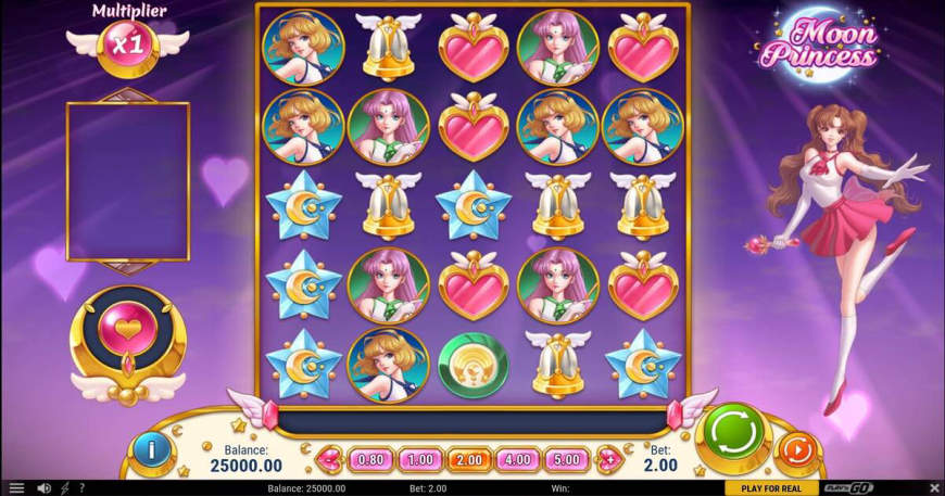 Moon Princess slot gameplay