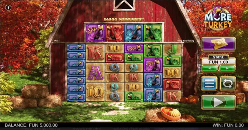 More Turkey slot gameplay