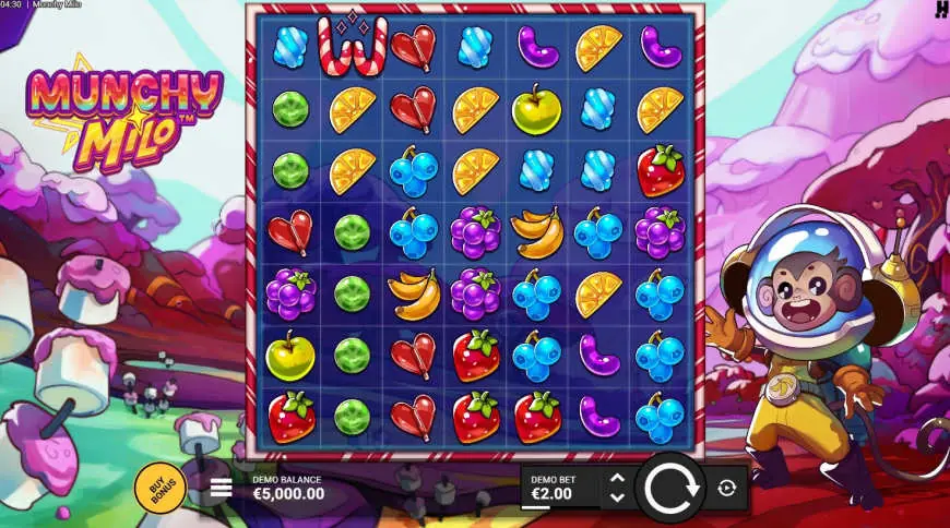 Munchy Milo slot gameplay