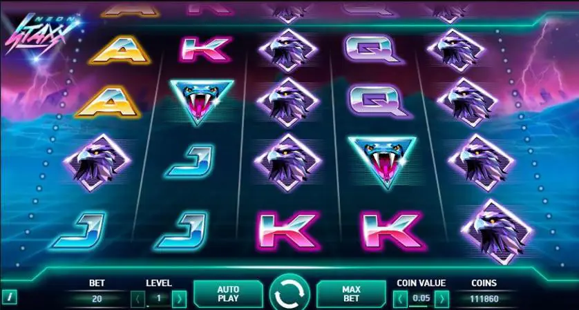 Neon Staxx slot gameplay