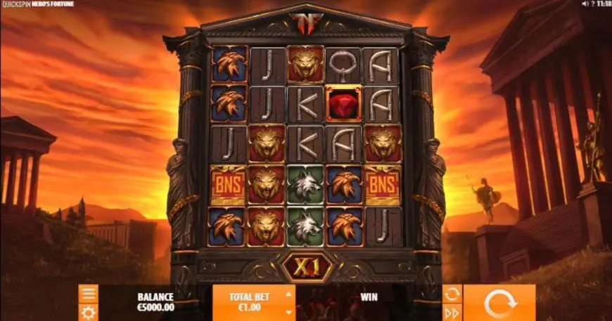 Nero’s Fortune slot gameplay