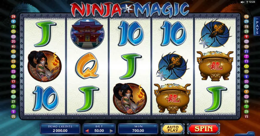 Ninja Magic slot gameplay