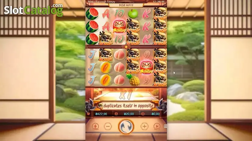 Ninja Raccoon Frenzy slot gameplay