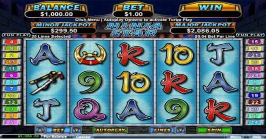Ninja Star slot gameplay