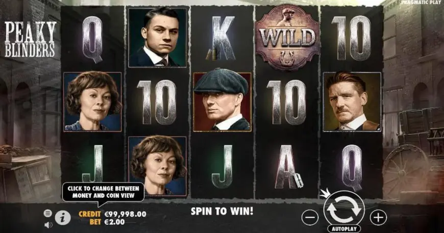 Peaky Blinders slot gameplay