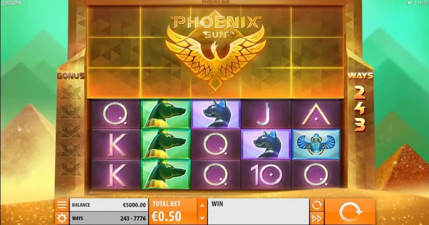 Phoenix Sun slot gameplay