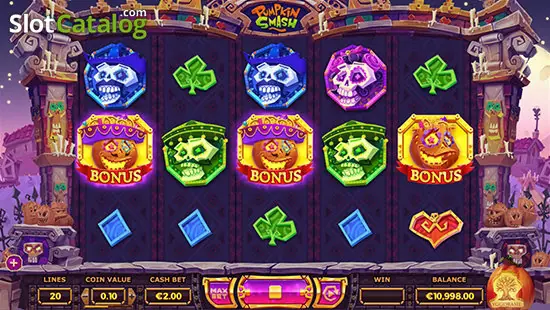 Pumpkin Smash slot gameplay