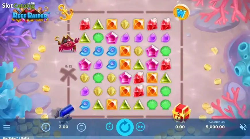 Reef Raider slot gameplay