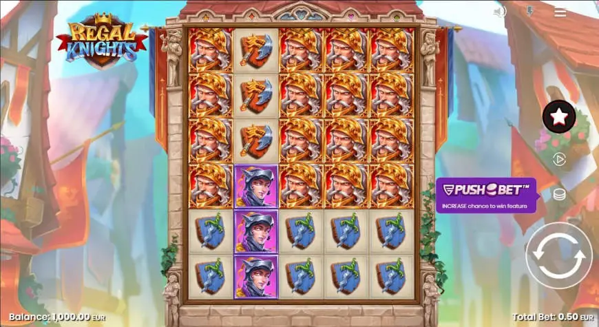 Regal Knights slot gameplay