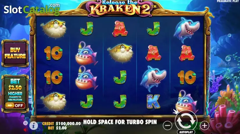 Release the Kraken 2 slot gameplay