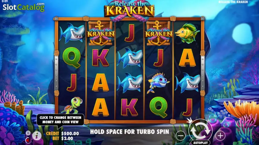Release the Kraken slot gameplay