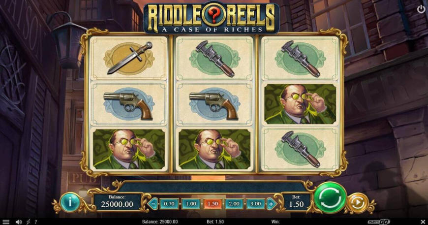 Riddle Reels: A Case of Riches slot gameplay