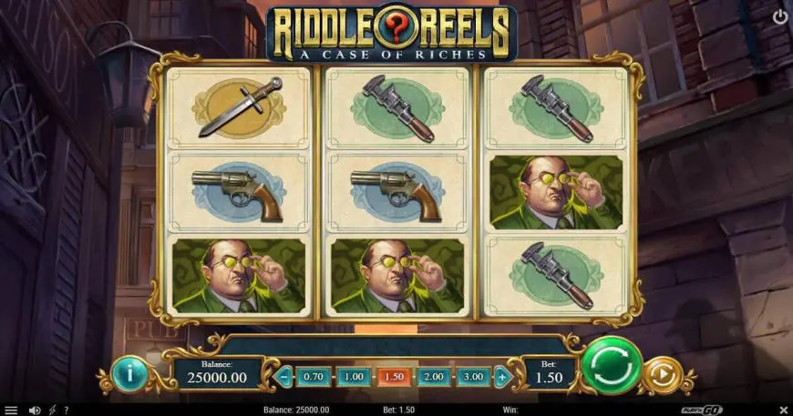 Riddle Reels: A Case of Riches slot gameplay