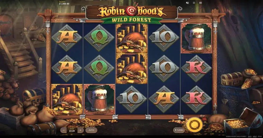 Robin Hood’s Wild Forest slot gameplay
