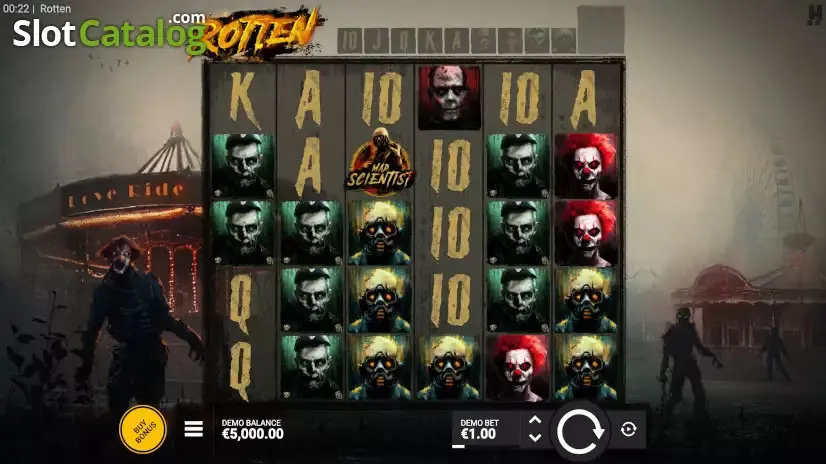 Rotten slot gameplay