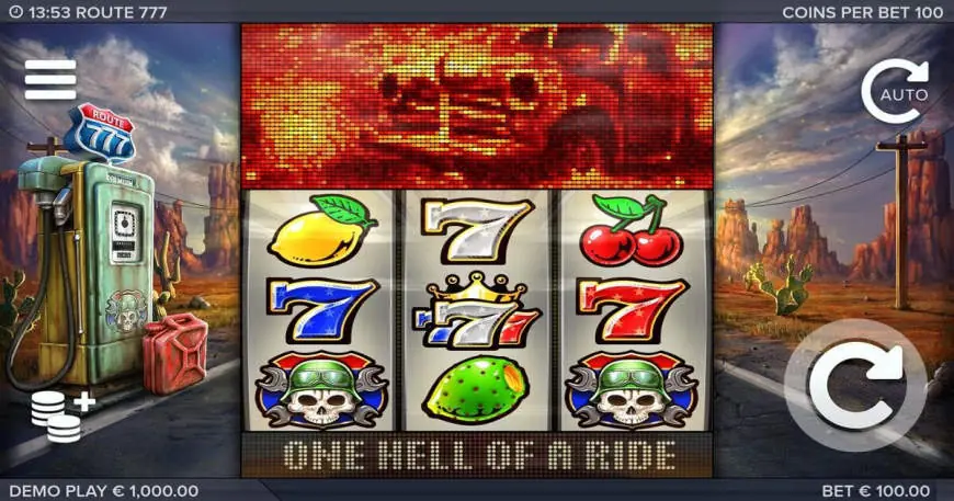 Route 777 slot gameplay