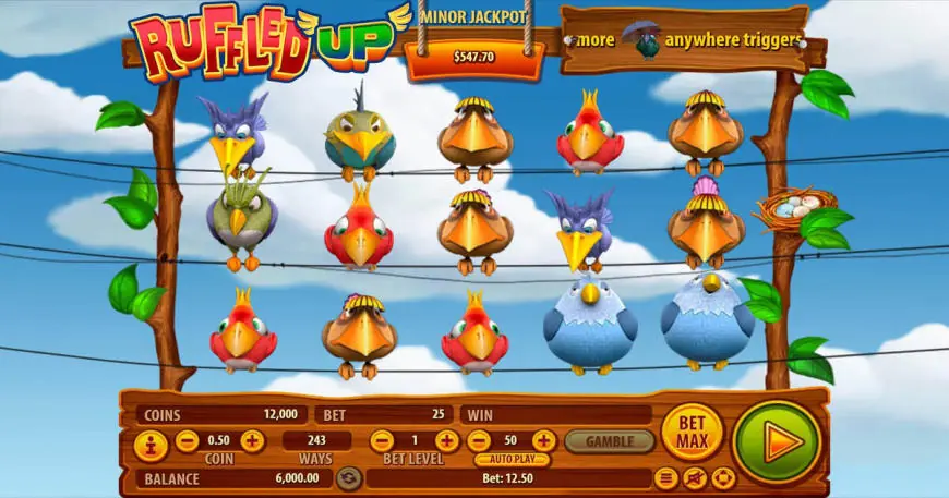 Ruffled Up slot gameplay