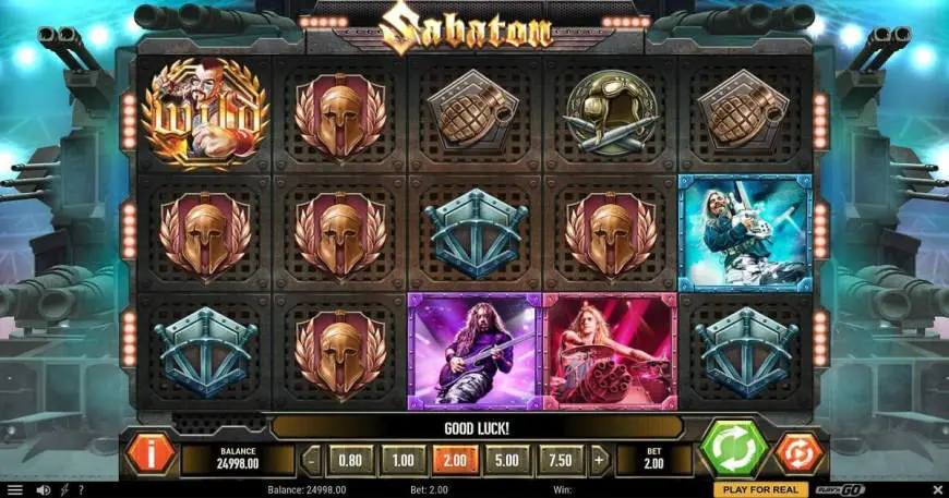 Sabaton slot gameplay