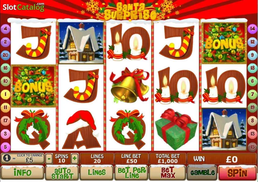 Santa Surprise slot gameplay