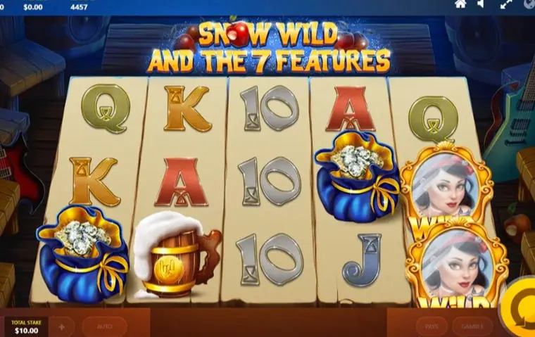 Snow Wild and the 7 Features slot gameplay