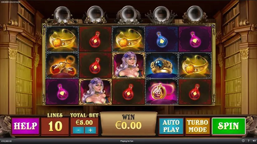 Sorcerer's Guild of Magic slot gameplay