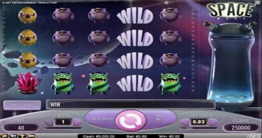 Space Wars slot gameplay