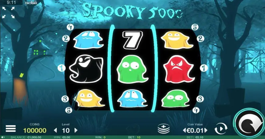 Spooky 5000 slot gameplay