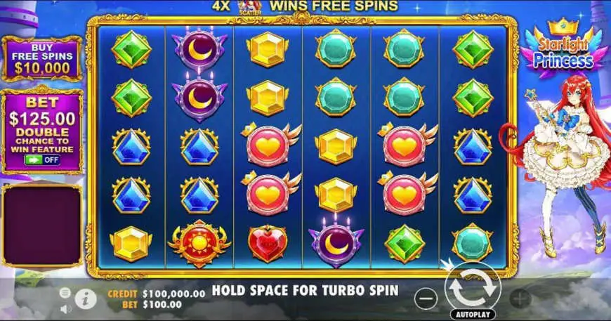 Starlight Princess slot gameplay