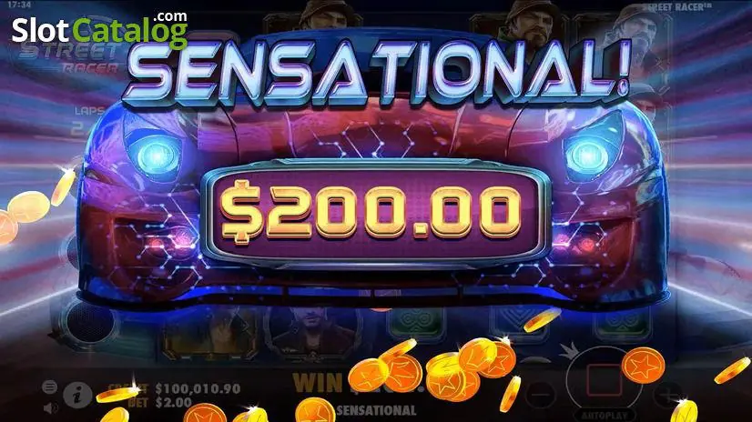 Street Racer slot gameplay