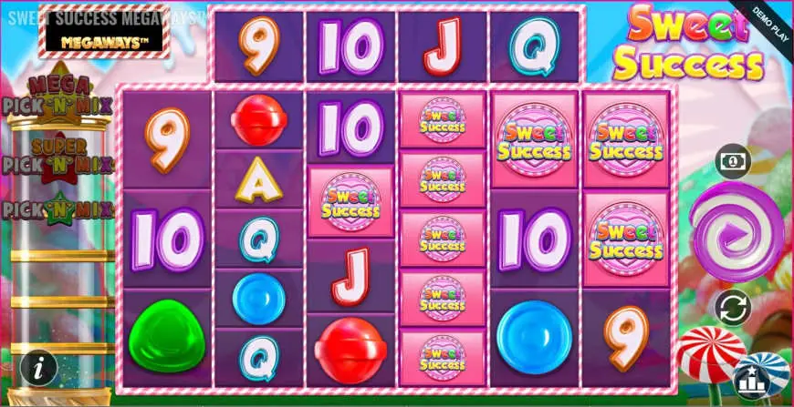 Sweet Success Megaways slot gameplay
