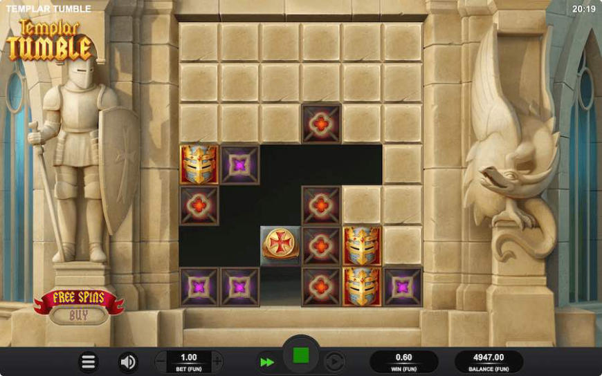 Templar Tumble slot gameplay