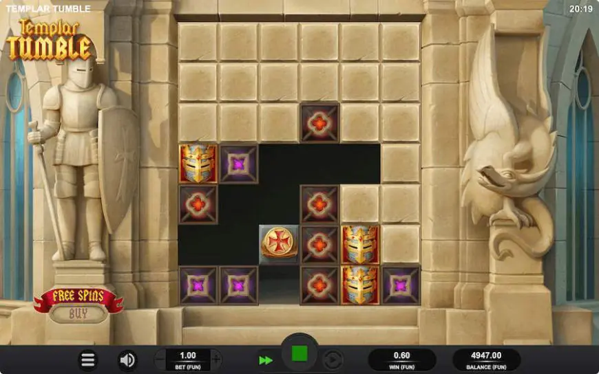 Templar Tumble slot gameplay