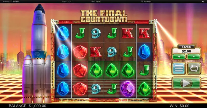 The Final Countdown slot gameplay