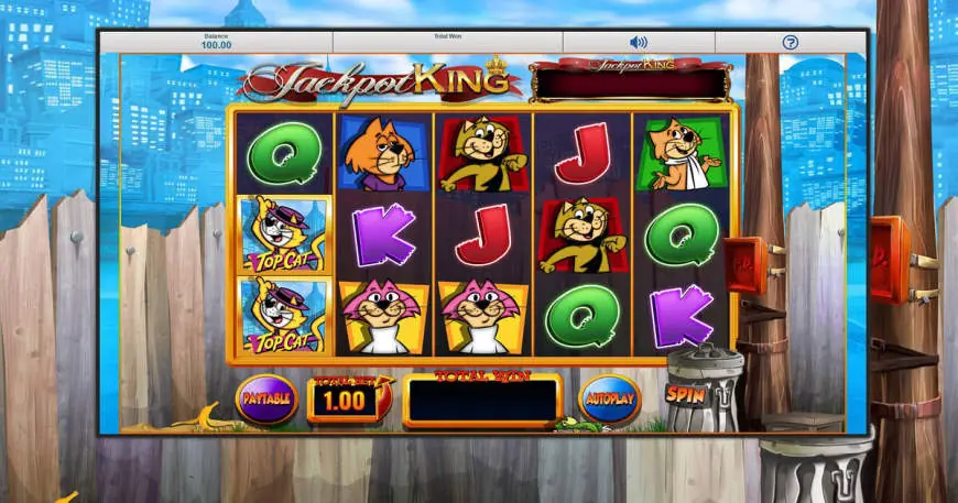 Top Cat slot gameplay